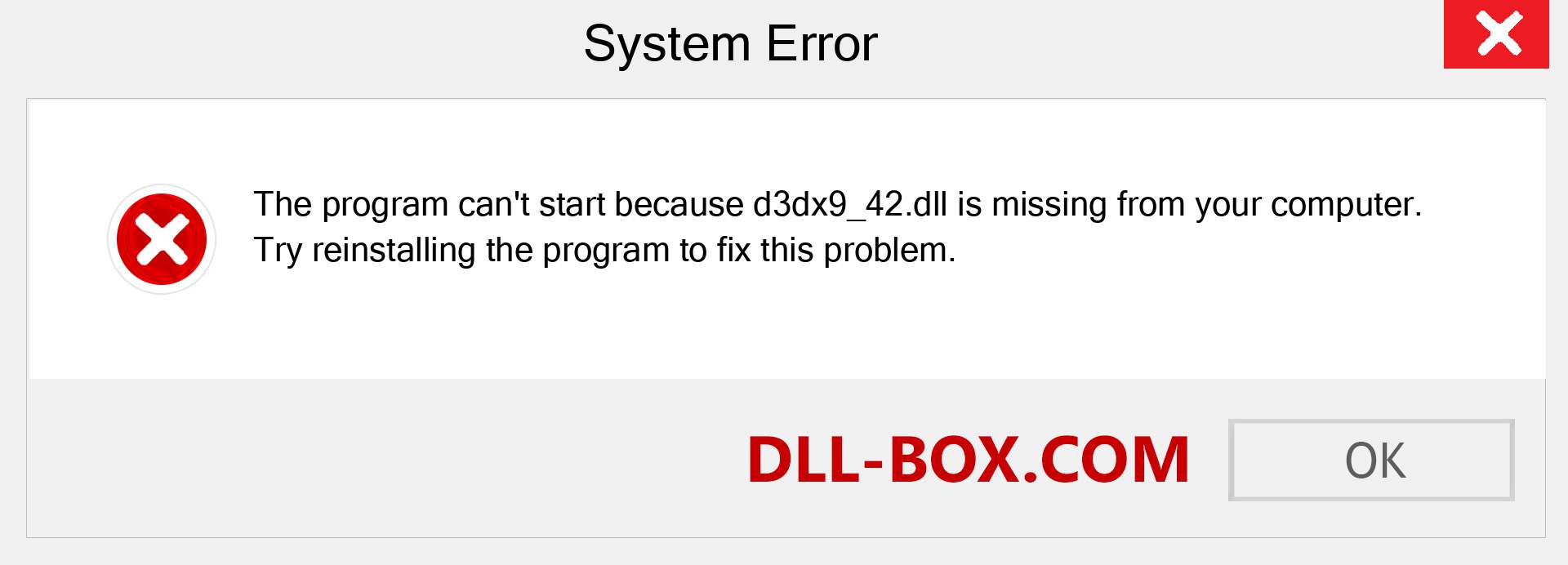  d3dx9_42.dll file is missing?. Download for Windows 7, 8, 10 - Fix  d3dx9_42 dll Missing Error on Windows, photos, images